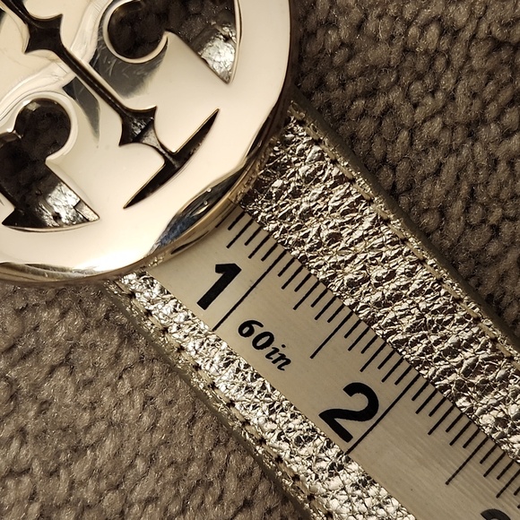 Tory Burch Miller Reva Belt in Silver - Picture 8 of 13